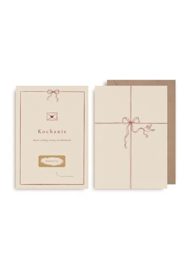 Kartka zdrapka - Kochanie, kocham Cię