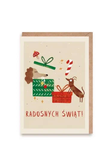 Kartka Bożonarodzeniowa Radosnych Świąt