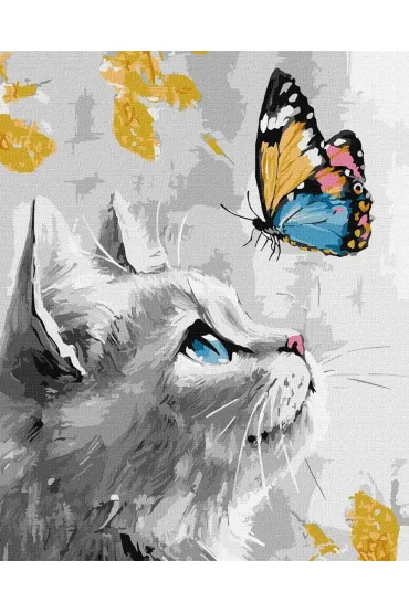 Malowanie po numerach - Marzycielskie Kociątko