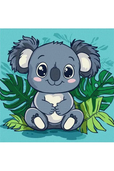 Malowanie po numerach - Wesoła koala Kids