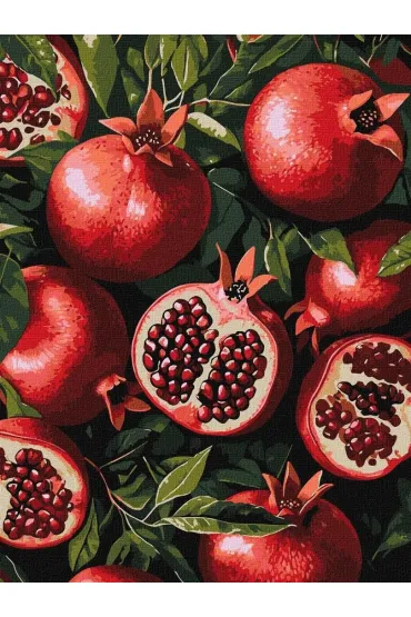 Malowanie po numerach - Granat w sekcji