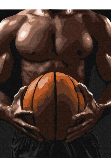 Malowanie po numerach - Tors koszykarza
