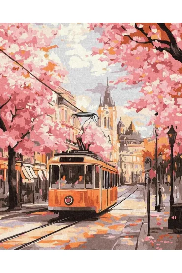 Malowanie po numerach - Różowa ścieżka