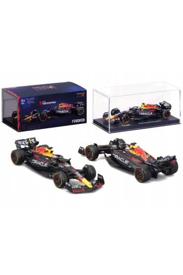 Bburago Model 1:43 BOLID F1 Oracle Red Bull Racing RB19 Austin 2023 #1 Max Verstappen