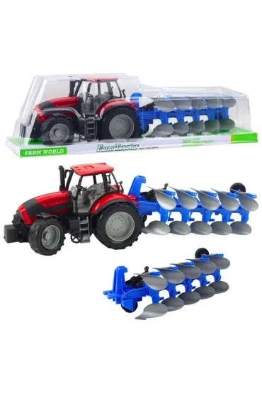 Traktor rolniczy z pługiem