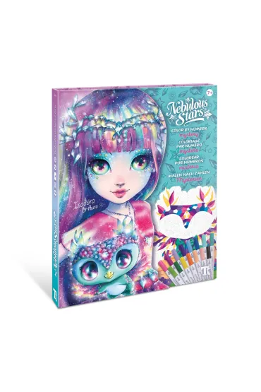 Kreatywna kolorowanka z flamastrami Mystery 7+