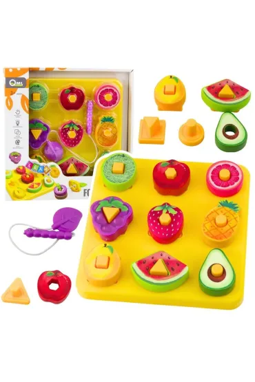 Układanka edukacyjna owoce