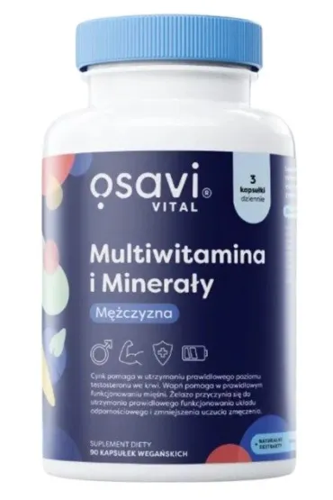 Multiwitamina i Minerały Mężczyzna Suplement diety