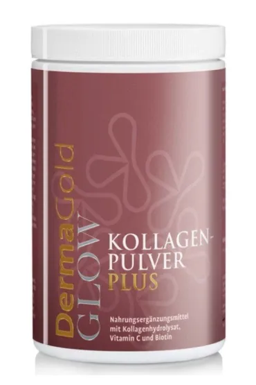 DermaGold Glow Plus - kolagen z witaminą C i biotyną Suplement diety