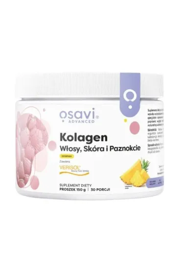 Kolagen włosy, skóra i paznokcie, ananas Suplement diety