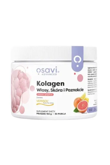 Kolagen włosy, skóra i paznokcie, cytryna-grejpfrut Suplement diety