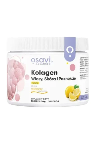 Kolagen włosy, skóra i paznokcie, cytryna Suplement diety