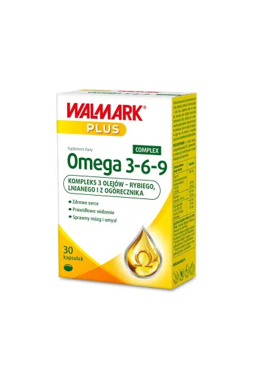 Omega -9 kompleks 3 olejów Suplement diety