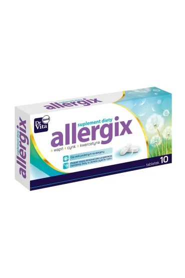 Allergix calcium + kwercetyna + cynk Suplement diety