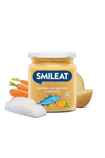 Słoiczek z dorszem, bio ziemniakami i bio warzywami 6 m+