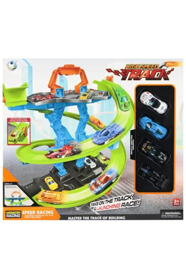 Tor samochodowy z akcesoriami MEGA CREATIVE 569546