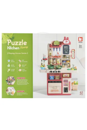 Kuchnia z akcesoriami funkcja woda i para MEGA CREATIVE 568417