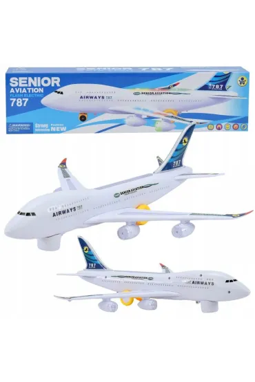 Samolot ze światłem i dźwiękiem