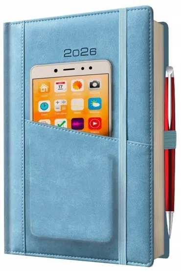 Kalendarz 2026 A5 dzienny kieszonka