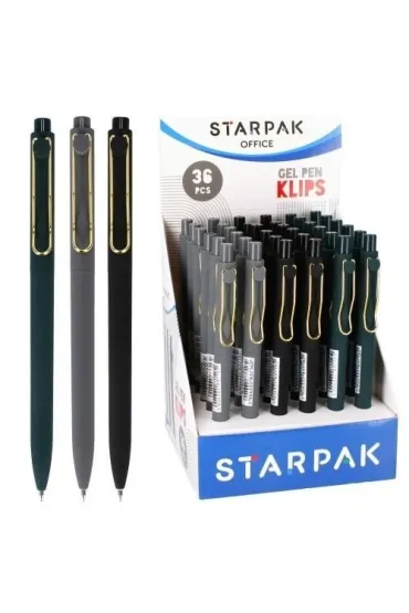 Długopis automatyczny żelowy Klips (36 szt)
