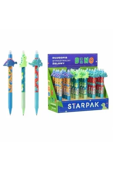 Długopis ścieralny automatyczny 0,7 Dino (24 szt)