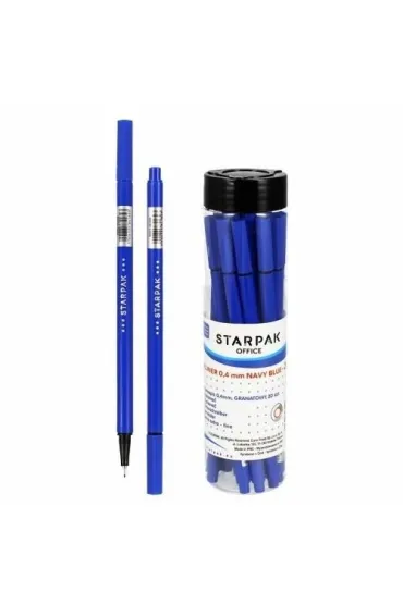 Cienkopis okrągły 0.4 granatowy tuba (20 szt)
