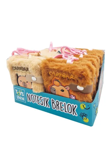 Notesik brelok Kapibara mix