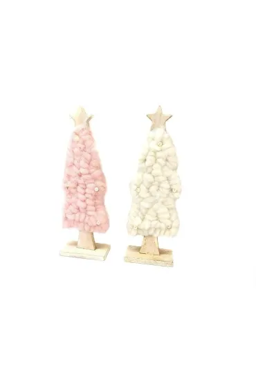 Dekoracja świateczna Choinka drewniana MIX