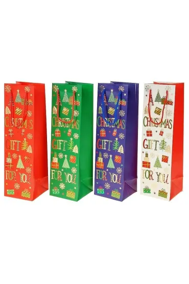 Torebka prezentowa na butelkę MIX