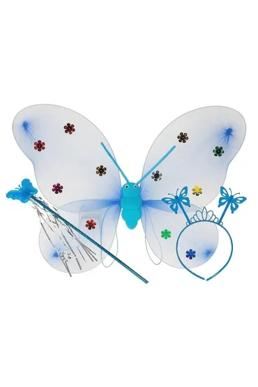 Skrzydełka motylka z różdżką i opaską