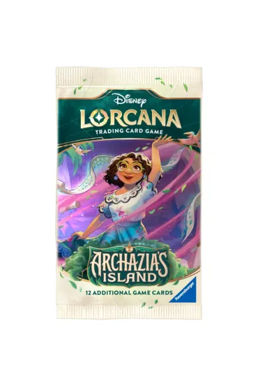 Disney Lorcana Archazia`s Island, booster pack z 12 kartami