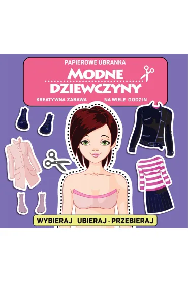 Papierowe ubranka. Modne dziewczyny