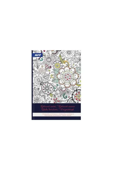 Kolorowanka antystresowa sztuka kwiatowa