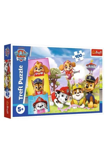 Puzzle 100 el. Dziewczyny Psi Patrol