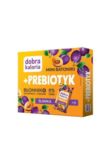 Mini batoniki +Prebiotyk Śliwka