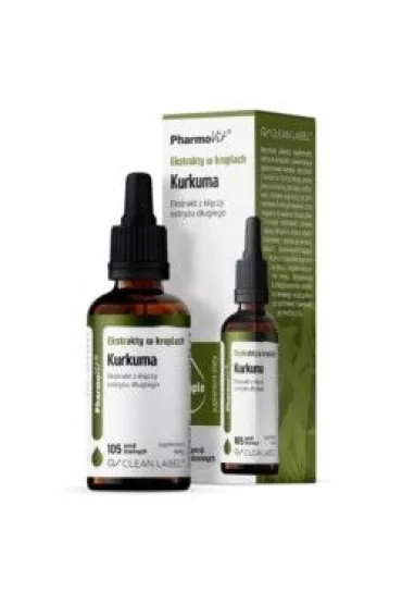 Kurkumina Ekstrakt w kroplach suplement diety