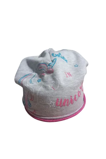 Szara Czapeczka Dziewczęca Believe In Unicorns 50-52Cm Yo! Club