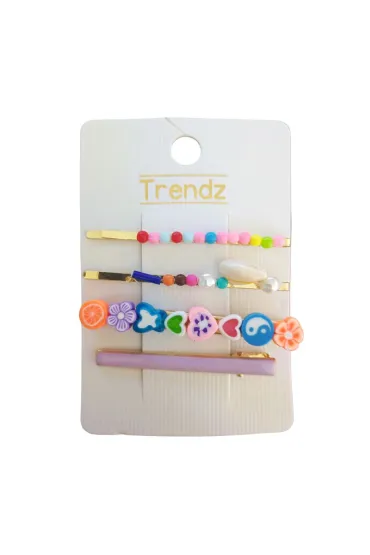 Wsuwki spinki do włosów zdobione