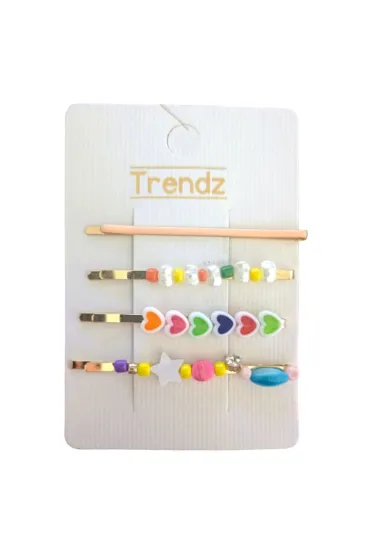 Wsuwki spinki do włosów zdobione