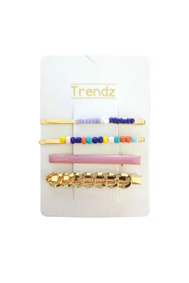 Wsuwki spinki do włosów zdobione