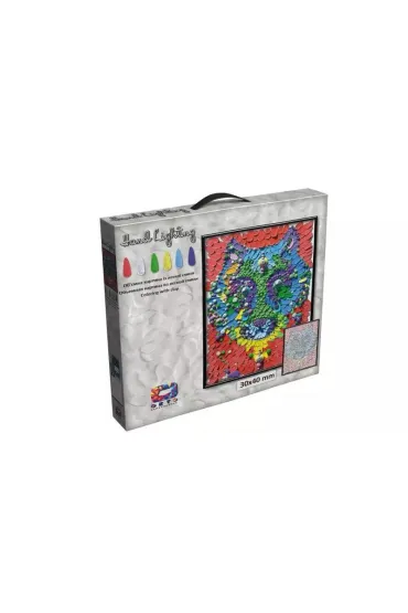 Obraz Z Masy Plastycznej 30X40Cm Wilk Zestaw Kreatywny 3+