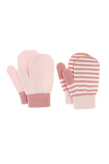 Rękawiczki Dziewczęce Jednopalczaste 2-Pack 74-86 Cm Cool Club