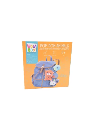 Zestaw kreatywny Pompony zwierzaczki