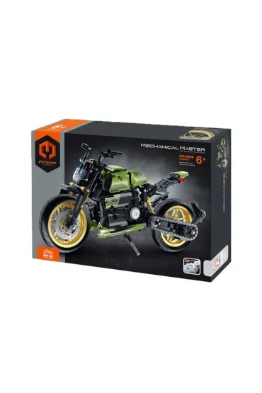  Klocki zielony motocykl- 572 elementy