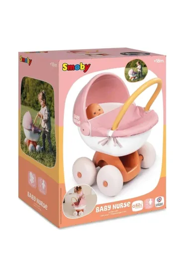 Smoby Baby Nurse Wózek z daszkiem
