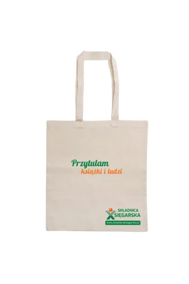 Torba Bawełniana Na Książki I Inne Cuda &bdquo;Przytulam Książki I Ludzi&rdquo; - Przytulak Literacki