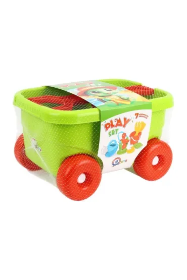 Wózek do zabawy z piaskiem i wodą