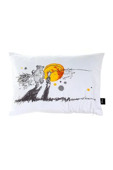 Poduszka Biała Kubuś I Przyjaciele 46X30 Cm