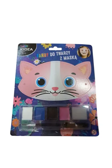 Farby do twarzy z maską Kotek