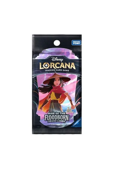 Disney Lorcana Rise of the Floodborn, zestaw boosterów z 6 kartami, edycja japońska